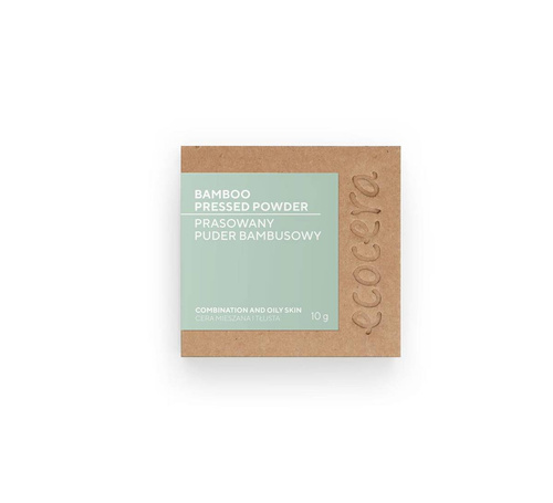 ECOCERA Natural Choice Prasowany Puder Bambusowy do cery tłustej i mieszanej 10g