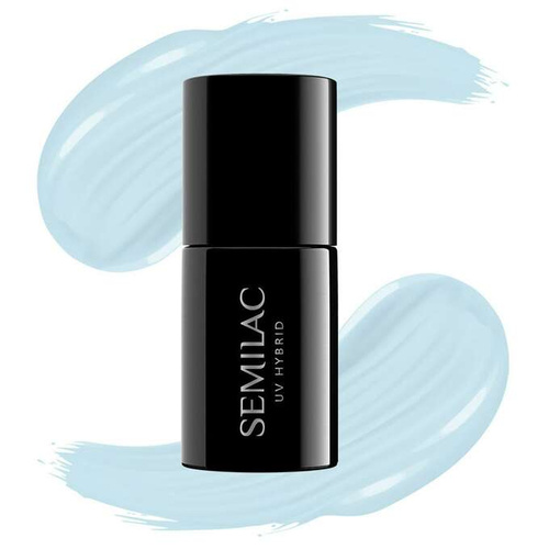 SEMILAC Lakier hybrydowy 386 Blue Cloud 7ml