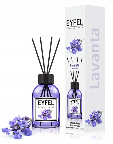 EYFEL Dyfuzor zapachowy z patyczkami - Lawenda 110ml