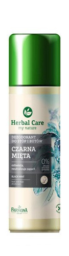 Farmona Herbal Care Dezodorant do stóp i butów Czarna Mięta  150ml