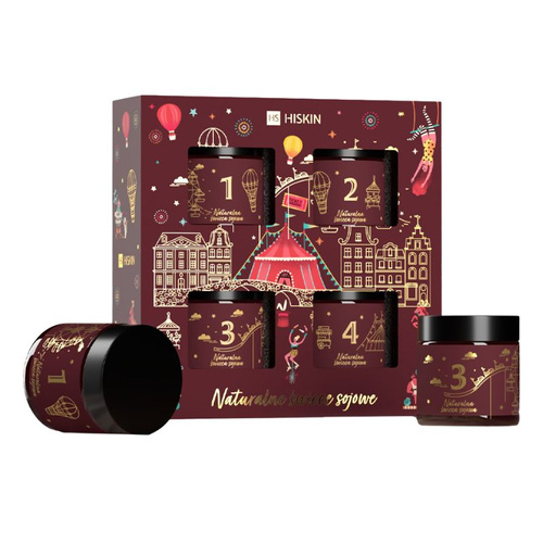 HISKIN Zestaw 4 świec sojowych