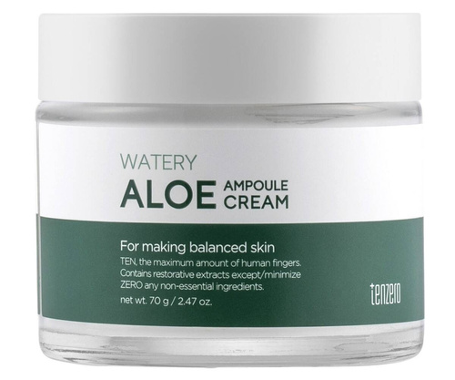 Tenzero Krem ampułka do twarzy nawadniający Aloes 70g