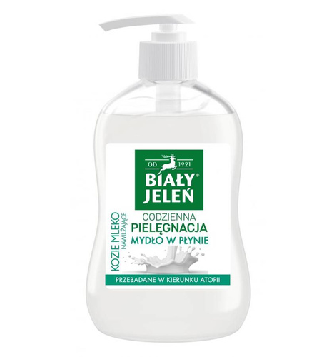 Biały Jeleń Mydło hipoalergiczne w płynie Kozie mleko 300ml