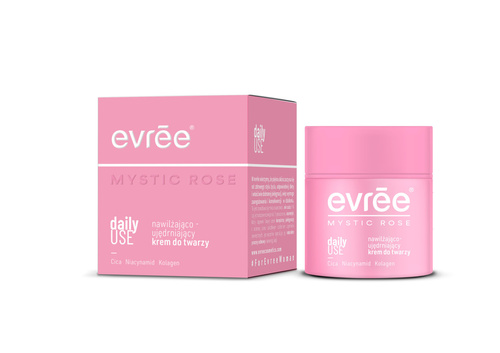 Evree Mystic Rose - Nawilżający i Ujędrniający Krem do Twarzy 50 ml