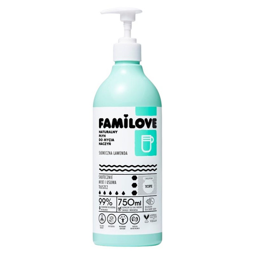 YOPE FAMILOVE Płyn do mycia naczyń 750ml