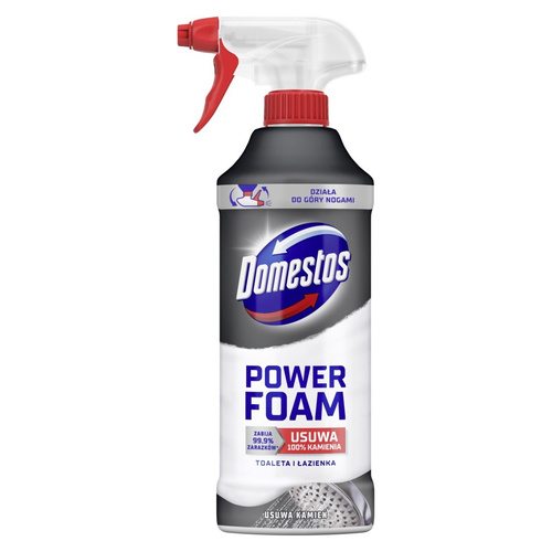 DOMESTOS Power Foam Zero Kamienia - Pianka Czyszcząca 435 ml