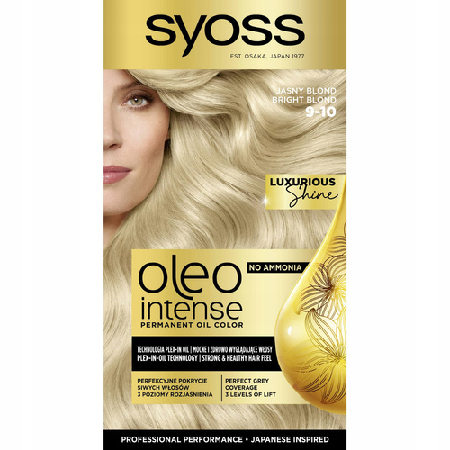 Schwarzkopf Syoss Farba do włosów Oleo 9-10 jasny blond 