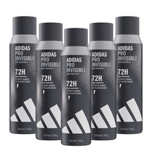 Adidas Pro Invisible Dezodorant w sprayu dla mężczyzn 5x 150ml