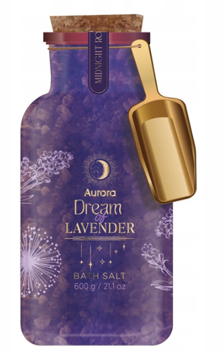 Aurora Sól do Kąpieli z Suszoną Lawendą Dream of Lavender 600g