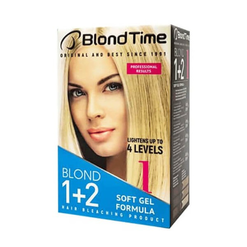 BLOND TIME 1 - Rozjaśniacz do włosów (do 4 tonów) - 120 ml