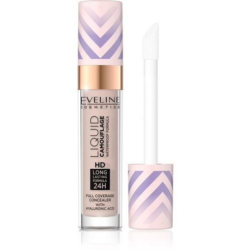 Eveline Liquid Camouflage Wodoodporny Korektor z kwasem hialuronowym nr 03 Soft Natural 7.5ml