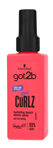 Schwarzkopf Got2b Spray podkreślający loki Got Curlz 150ml