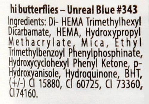 Hi Hybrid Lakier hybrydowy Butterfly #343 Unreal Blue 5ml