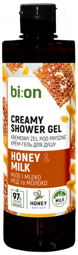 BIO NATURELL Kremowy żel pod prysznic Miód i Mleko 473 ml
