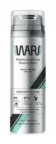 Wars Expert for Men Pianka do golenia Comfort & Care - Aloe Vera&Opuntia 200ml