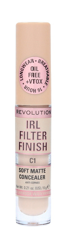 Makeup Revolution IRL Filter Finish Korektor w płynie C1 6g