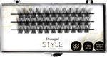 DONEGAL Sztuczne Rzęsy Kępki V-Eye Style 14mm (4488)