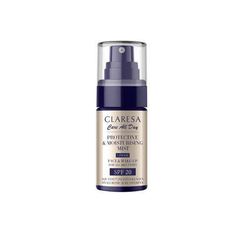 CLARESA Care All Day Mgiełka Ochronno-Nawilżająca SPF 20, 50 ml
