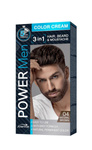 Joanna Power Men Color Cream Farba do włosów 3in1 dla mężczyzn nr 04 Natural Brown 100g