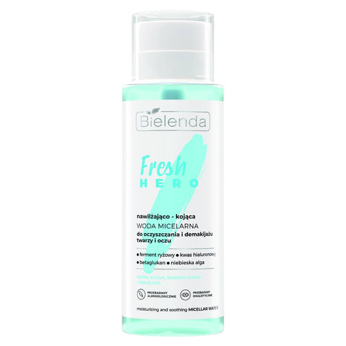 Bielenda Fresh Hero Nawilżająco-Kojąca Woda Micelarna 400 ml