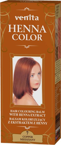 VENITA Henna Color Balsam koloryzujący z ekstraktem z Henny - 7 Miedziany