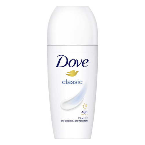 DOVE Classic Dezodorant antyperspirant dla kobiet roll-on 50 ml