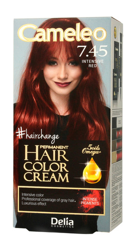 Delia Cosmetics Cameleo HCC Farba permanentna Omega+ nr 7.45 Intensive Red