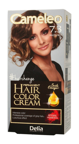 Delia Cosmetics Cameleo HCC Farba permanentna Omega+ nr 7.3 Hazelnut