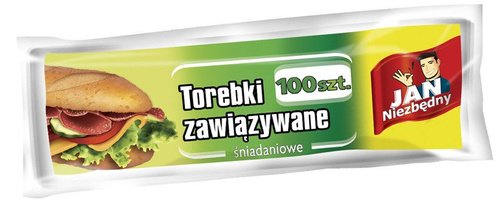 Sarantis Jan Niezbędny Torebki śniadaniowe zawiązywane -100szt