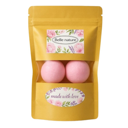 BELLE NATURE Musujące Kule do Kąpieli Wiosenne Kwiaty 6x50g