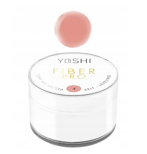 YOSHI Żel Samopoziomujący Fiber PRO Gel UV LED No 4 15ml