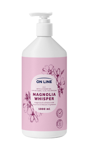 Magnolia Whisper Płyn do Kąpieli i Żel pod Prysznic 2w1 1000 ml