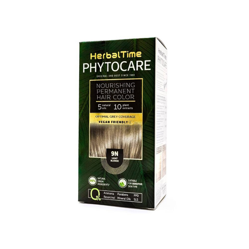 Herbal Time Phytocare Farba do włosów naturalna 9N Light Blonde