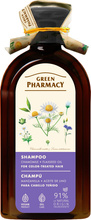 Green Pharmacy Szampon do Włosów Farbowanych z Rumiankiem i Olejem Lniany 350 ml