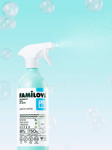 YOPE FAMILOVE Płyn do szyb 750ml