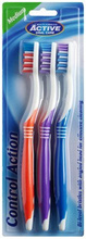 Beauty Formulas Active Oral Care Szczoteczka Control Action średnia  1 op.-3szt