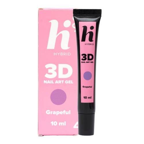 HI HYBRID 3D Nail Art Gel Grapeful 10 ml
