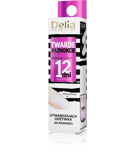 Delia Cosmetics Efekt w 12 dni Odżywka do paznokci Twarde Paznokcie-utwardzająca 11ml
