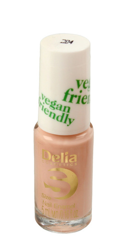 Delia Cosmetics Vegan Friendly Emalia do paznokci Size S nr 204 Honey Pink  5ml