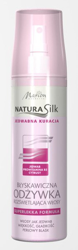 Marion Natura Silk Błyskawiczna odżywka do włosów rozświetlająca 150ml