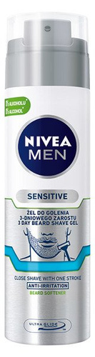 NIVEA MEN Sensitive Żel do golenia 3-dniowego zarostu  200ml