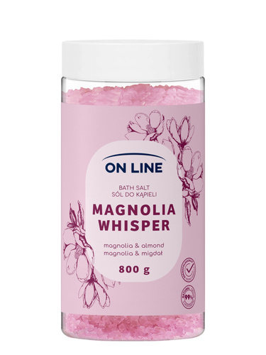 ON LINE Sól do kąpieli Magnolia Whisper 800 g