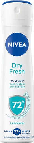 NIVEA Antyperspirant damski w sprayu 72H Dry Fresh 150 ml