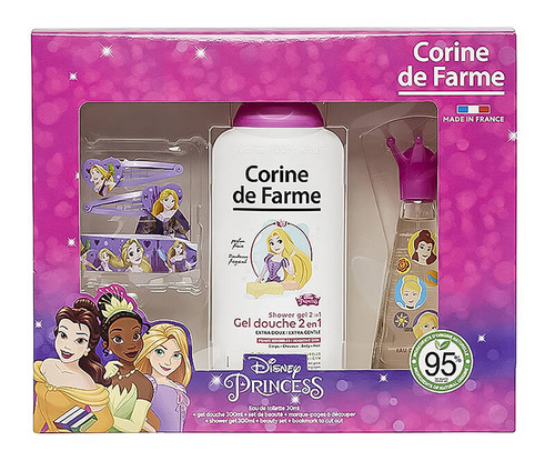 Corine De Farme Disney Zestaw prezentowy dla dziewczynek Princess 1op.