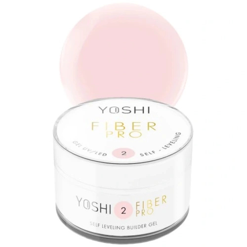 YOSHI Żel Samopoziomujący Fiber PRO Gel UV LED No 2 50ml
