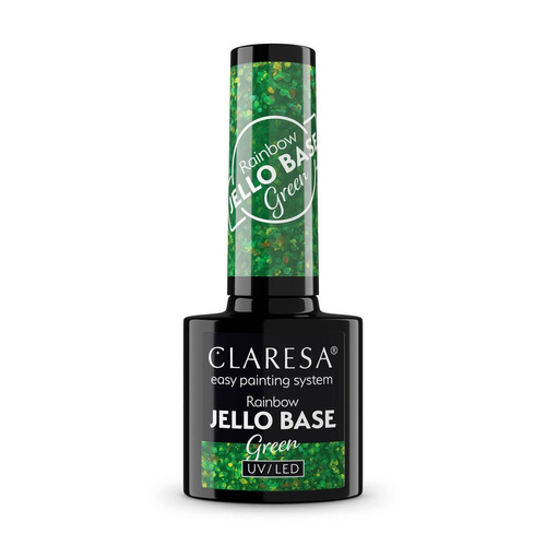 Claresa Rainbow Baza hybrydowa - Jello Base Green