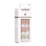 KISS Sztuczne Paznokcie samoprzylepne imPress - KIM002 (rozmiar S) 1op.(30szt)