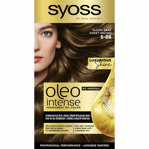 Schwarzkopf Syoss Farba do włosów Oleo 5-86 słodki brąz
