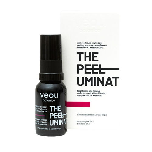 Veoli Botanica The Peeluminator peeling pod oczy 15ml