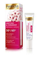 Perfecta Peptydy & Ceramidy 50+ /60+ Krem pod oczy Silna Redukcja zmarszczek i rozjaśnienie 15ml